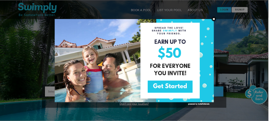 Swimply InviteReferrals